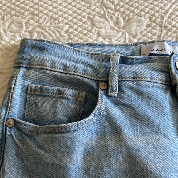 Loft Let Down Hem High Rise Kick Crop Jeans - Picture 7 of 10